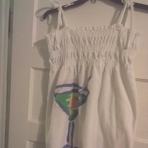 Secret Treasures white cover-up size L (14-16)